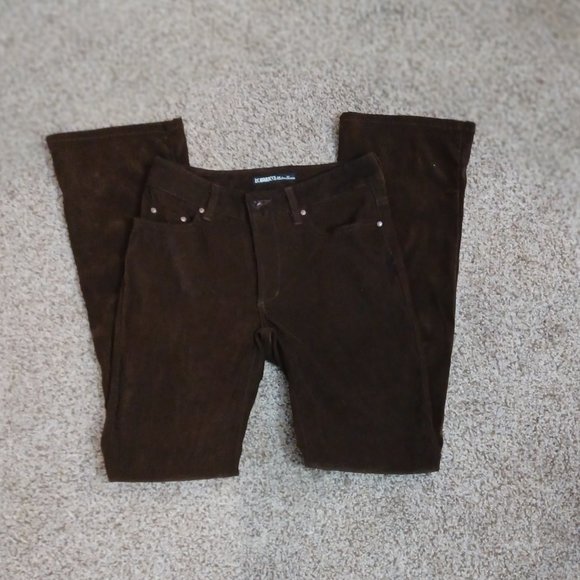 Z. Cavaricci Brown feels like soft suede Pants!! - Picture 1 of 3